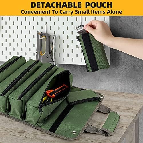 Tool Bag Roll Up, UUP Heavy Duty Tool Organizer for Men Women, Portable Tool Sto... - Image 5