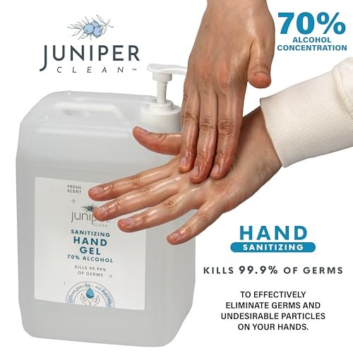 Hand Sanitizer Gel with 70% Alcohol 1.06 Gallon with Pump - Image 7