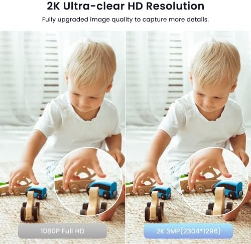 WiFi Camera 2K, Galayou Indoor Home Security Cameras for Baby/Elder/Dog/Pet Came... - Image 4