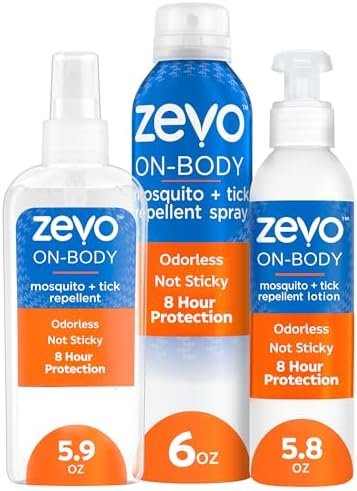 Zevo On Body Mosquito and Tick Repellent: Aerosol Bug Spray + Pump Bug Spray + L... - Image 2