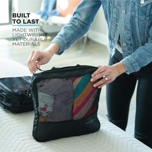 NOMATIC Packing Cubes - Light Packing Cubes for Travel - Black Travel Bag Organi... - Image 8