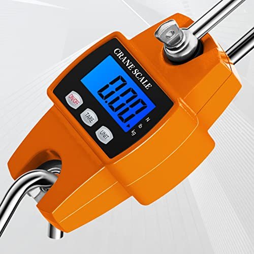 Digital Luggage Scale 300kg/660lb Hanging Baggage Scale with Backlit LCD-Display... - Image 9