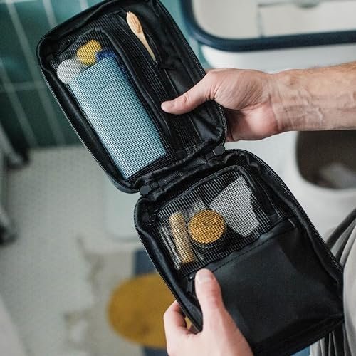 Gravel Hanging Toiletry Bag, Water Resistant Hanging Travel Toiletry Bag for Sha... - Image 7