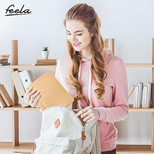 feela 15 Pack Blank Kraft Notebooks, Unlined Sketchbook Note Pad Travel Journal ... - Image 9