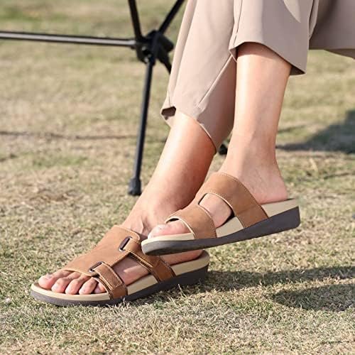 MEGNYA Comfortable Women's Walking Sandals, Arch Support Slides for Plantar Fasc... - Image 8