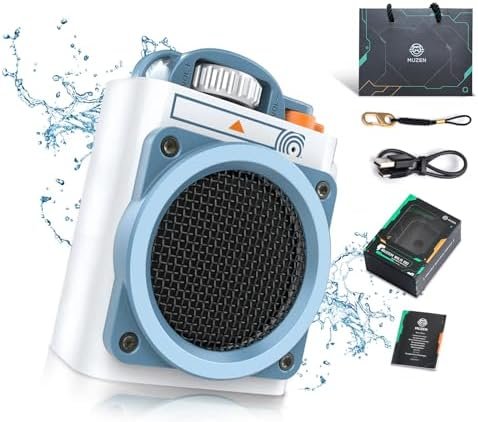 Muzen Portable Bluetooth Speaker, Wild GO IPX5 Waterproof Speaker, Small Bluetoo... - Image 2
