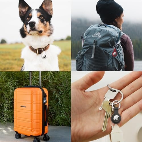 HATALKIN Compatible with AirTag Case Keychain Air Tag Holder Silicone AirTags Ke... - Image 8