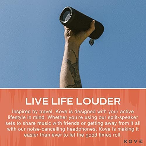 KOVE Commuter 2 - Black Bluetooth Speakers, Portable, Wireless with HD Louder Vo... - Image 7