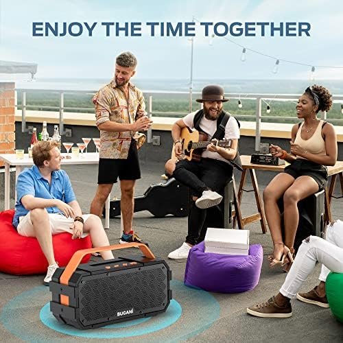 BUGANI Bluetooth Speakers, 40W Loud Portable Bluetooth Speaker with Stereo Sound... - Image 8