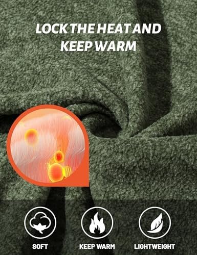 TACVASEN Men's Fleece Jackets Full Zip Lightweight Jacket Casual Soft Warm Coats... - Image 7