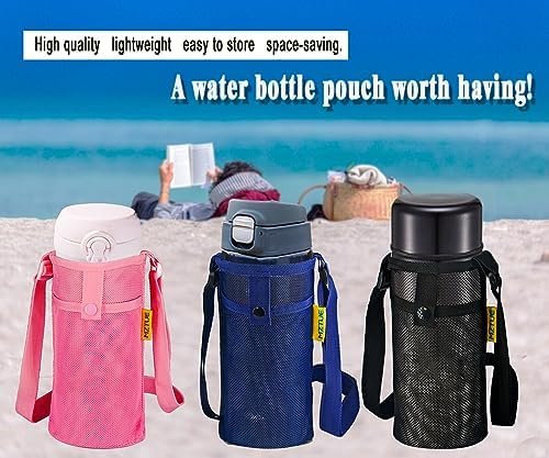 Water Bottle Holder with Strap, Premium Water Bottle Carrier with Strap Easy Cle... - Image 3