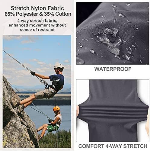 Mens Hiking Pants Convertible Quick Dry Zip Off Fishing Travel Safari Pants - Image 8