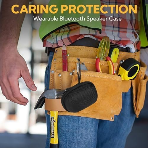 Wearable Bluetooth Speaker - 30H Working Time Clip-On Wireless Jobsite Pro Water... - Image 4