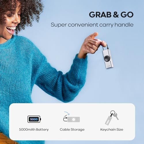 iWALK Portable Apple Watch Charger: 5000mAh 15W Fast Charging iWatch Power Bank ... - Image 6