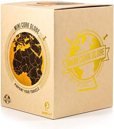 Suck UK | Cork Globe | World Map Pin Board | Cork Board World Globe Decor | Trav... - Image 7