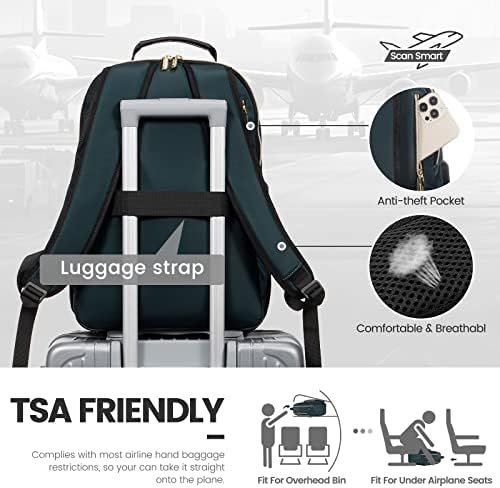 LOVEVOOK Laptop Backpack for Women 15.6 inch,Cute Womens Travel Purse,Profession... - Image 7