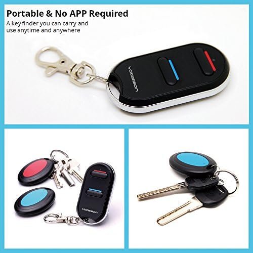 VODESON Key Finder Locator,Wireless Key Tracker,Remote Finder Tracking Device,Ea... - Image 4