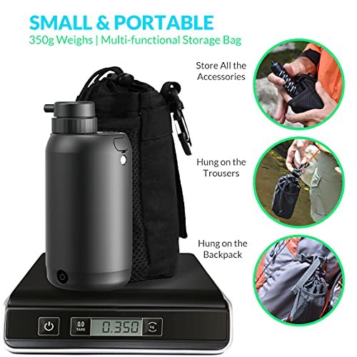 BK2000 Extra Filters Version Electric Portable Camping Water Filter Dual 0.01 Mi... - Image 5
