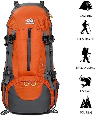Esup 50L Hiking Backpack Men Camping Backpack with rain cover 45l+5l Lightweight... - Image 3
