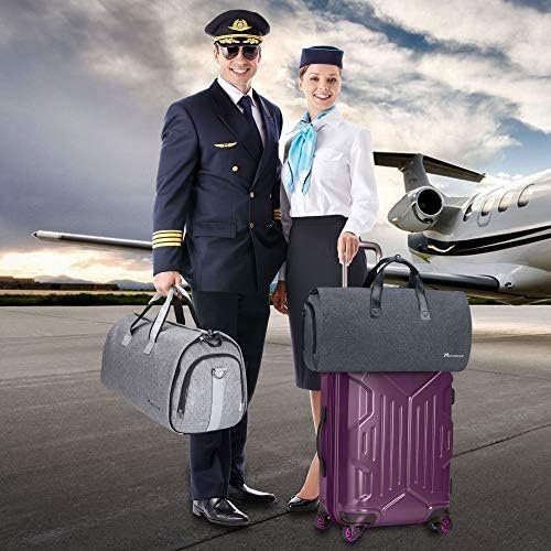 Convertible Garment Bag with Shoulder Strap, Modoker Carry on Garment Duffel Bag... - Image 7