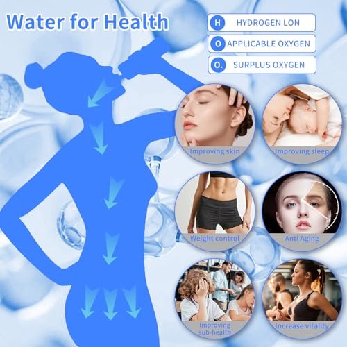 Hydrogen Water Bottle Portable Hydrogen Water Ionizer Machine USB Rechargeable H... - Image 6