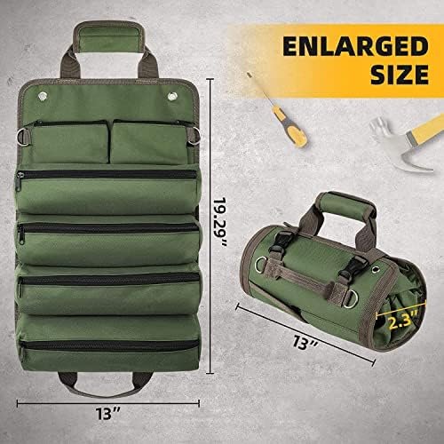 Tool Bag Roll Up, UUP Heavy Duty Tool Organizer for Men Women, Portable Tool Sto... - Image 6