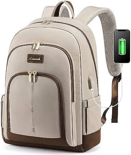 LOVEVOOK Travel Laptop Backpack Women,15.6 Inch Water Resistant Travel Backpack ... - Image 2