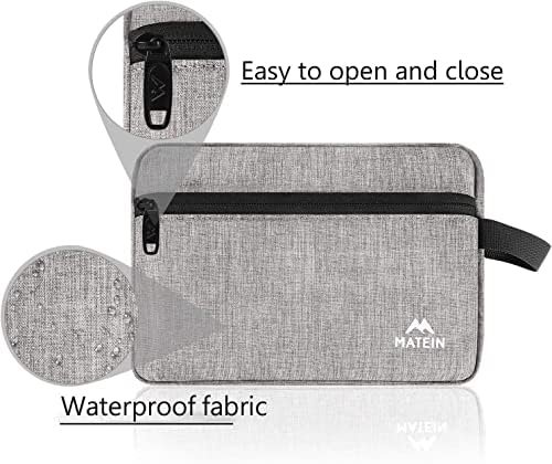 MATEIN Toiletry Bag for Men (2 Packs), Waterproof Dopp Kit Bathroom Shaving Bag ... - Image 5
