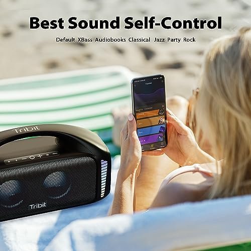 Tribit StormBox Blast Portable Speaker: 90W Loud Stereo Sound with XBass, IPX7 W... - Image 8