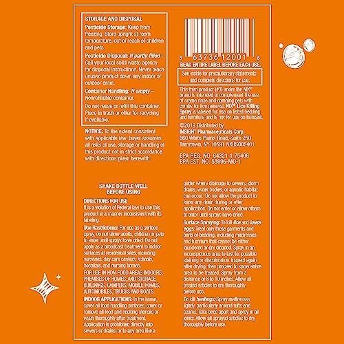 Nix Lice & Bedbug Killing Spray for Home, Bedding & Furniture, 5 fl oz - Image 6