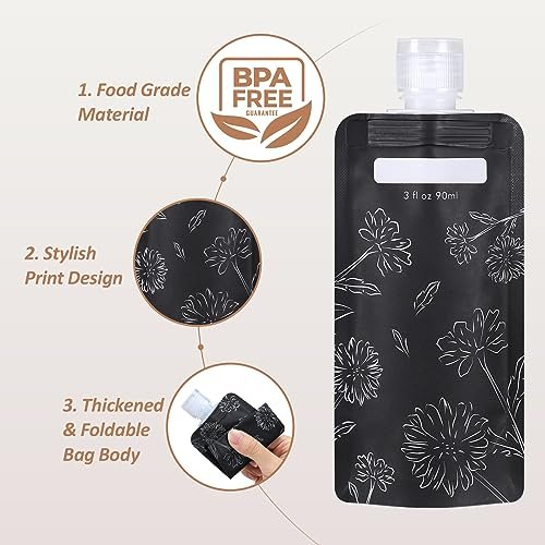 PACKISM Travel Containers for Liquids - 12 Pack Leak Proof 3oz TSA Approved Liqu... - Image 4