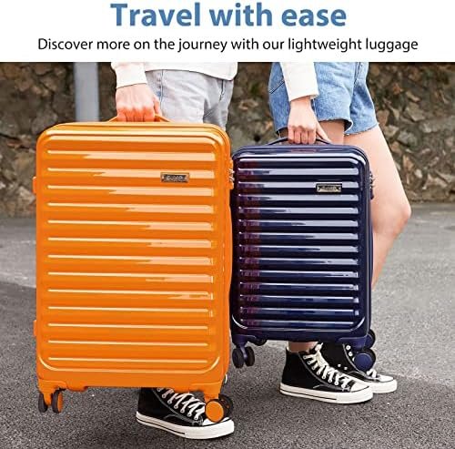 Coolife Luggage Suitcase expandable (only 28”) ABS+PC Spinner suitcase with TSA ... - Image 6