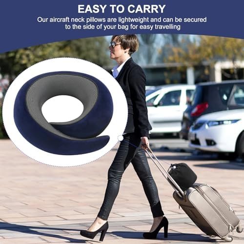 2024 New Memory Foam Travel Pillow for Airplanes,Neck Pillow for Traveling,Neck ... - Image 6