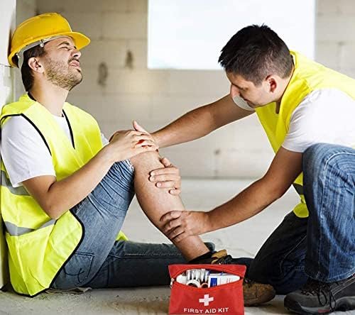 AOUTACC 12 Pack Mini First Aid Kit Empty Bag, Travel Empty First Aid Kit Pouch B... - Image 8