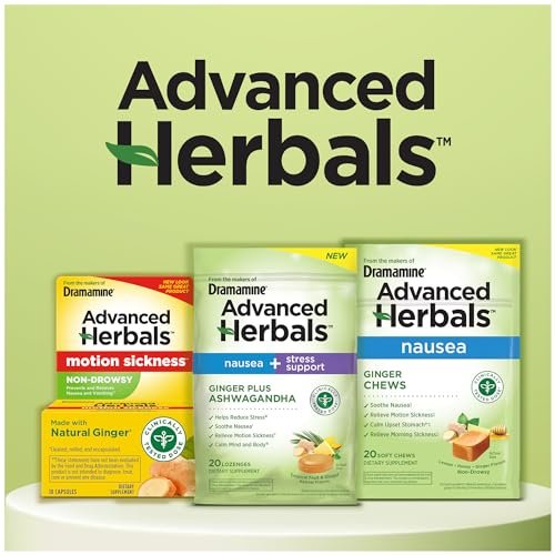 From the Makers of Dramamine, Advanced Herbals, Nausea and Stress Support with G... - Image 8