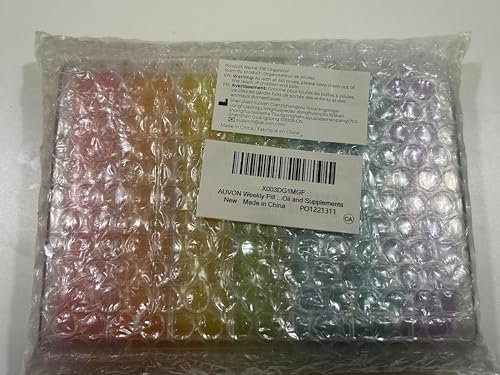 AUVON Weekly Pill Organizer 3 Times a Day, Large 7 Day Pill Box 3 Times a Day wi... - Image 8