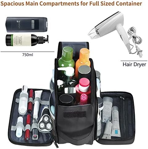 BURUIS Extra Large Toiletry Bag for Men, Travel Toiletry Organizer Dopp Kit Wate... - Image 3