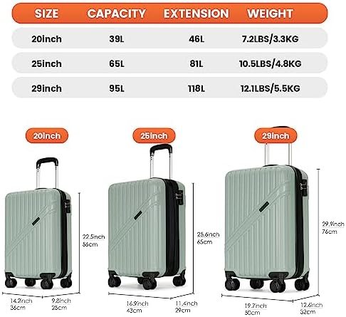 PRIMICIA GinzaTravel PC+ABS suitcase Spinner Wheels scratch-resistant Lightweigh... - Image 5