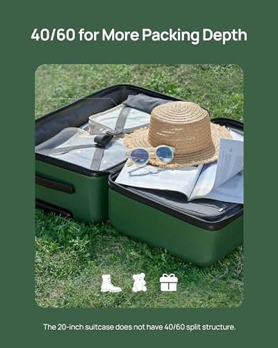 Carry on Luggage 22 X 14 X 9 Airline Approved, 20 Inch Luggage for 3-5 Days Trip... - Image 9