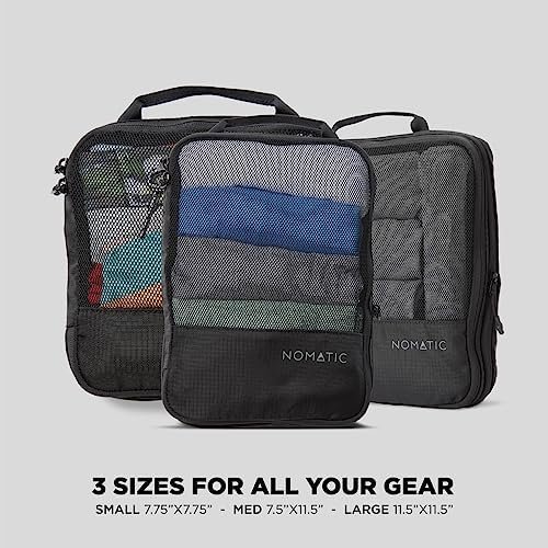 NOMATIC Packing Cubes - Light Packing Cubes for Travel - Black Travel Bag Organi... - Image 4