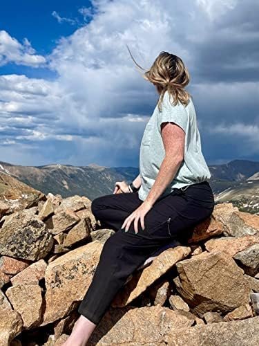 Avalanche Women's Everyday Hiking Quick Dry Woven Ripstop Ankle Pant with Pocket - Image 8