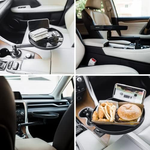 Macally Cup Holder Tray for Car - Adjustable Car Tray Table - Perfect Car Food T... - Image 7