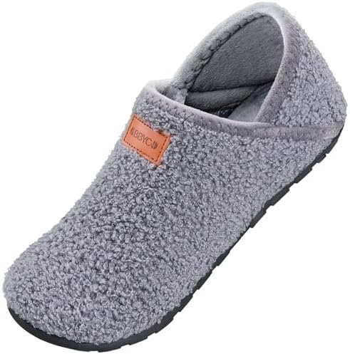 Women's Men's Fuzzy Fur Slippers Casual House Shoes Non Slip Barefoot Slipper So... - Image 2