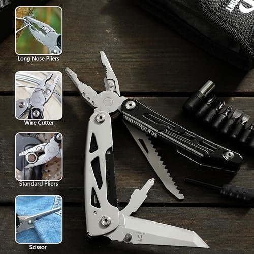 THE FRONT Multitool 19 in 1 Multitools Pliers with Detachable Scissors, Survival... - Image 5