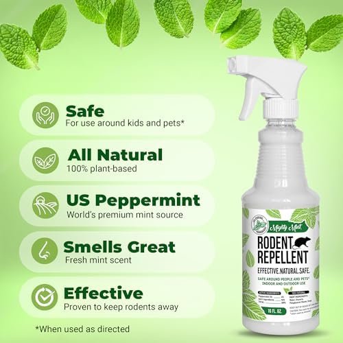 Mighty Mint 16oz Peppermint Oil Rodent Repellent Spray - Image 4
