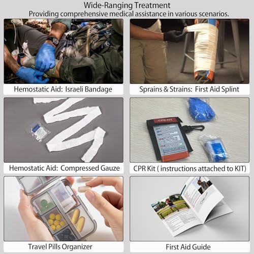 Upgrade - Comprehensive First Aid Kit with Labelled Compartments, MOLLE System E... - Image 6
