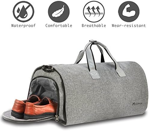 Convertible Garment Bag with Shoulder Strap, Modoker Carry on Garment Duffel Bag... - Image 5