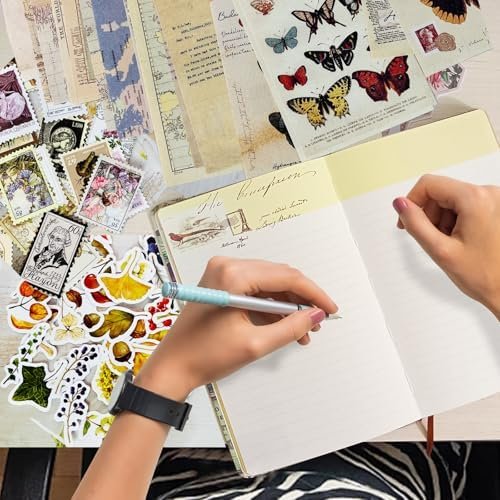 Vintage Junk Journal Notebook Blank Bullet Journals, Travel Journal, Writing Jou... - Image 6