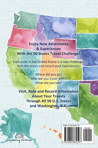 50 States Travel Challenge: Visit, Rate and Record Information About Your Travel... - Image 3