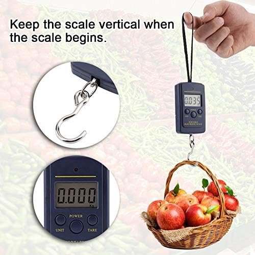 Digital Hanging Scale,40kg/10g Electronic Scale Digital Hanging Luggage Portable... - Image 6